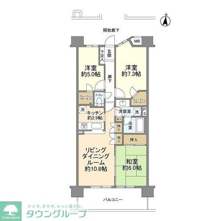 グラン・プラーザ新越谷の物件間取画像
